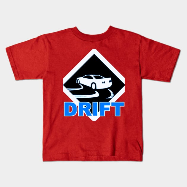 Drift Kids T-Shirt by PjesusArt